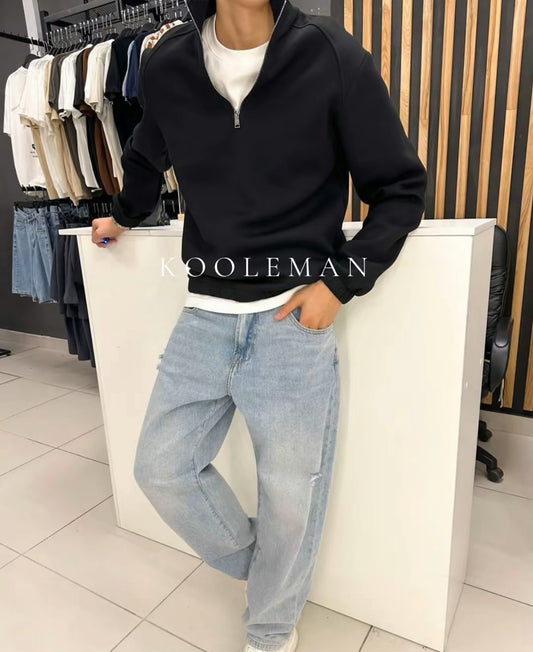 Half Zip Up Sweater